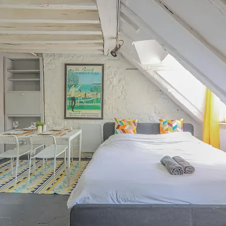 Апартаменты Apartment-4p-city Centre Lescot With Netflix Париж