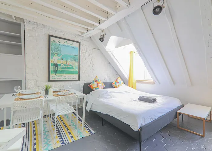 Apartment-4p-city Centre Lescot With Netflix Paris