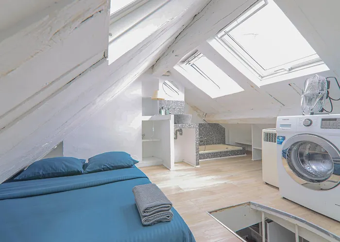 Apartment-4p-city Centre Lescot With Netflix Daire Paris